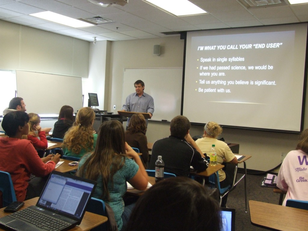 SteveMooreclassroomWCU