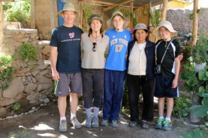 Carrie Wagner family sabbatical Peru S. America