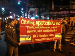 Argentine protests 2012