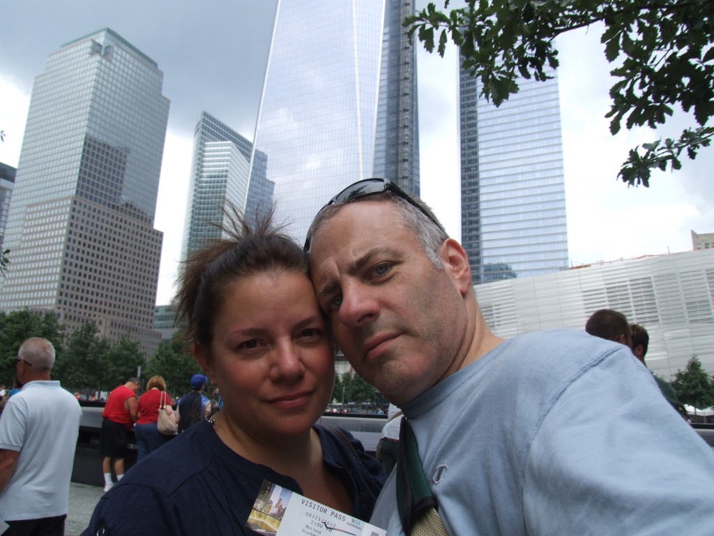 at the 9/11 memorial