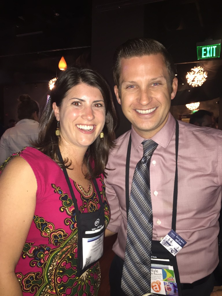 Reception Hopping with fellow MeliBEE Kyle Rausch (also of Arizona State University)